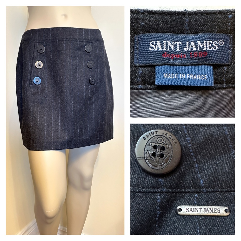 Saint James wool skirt